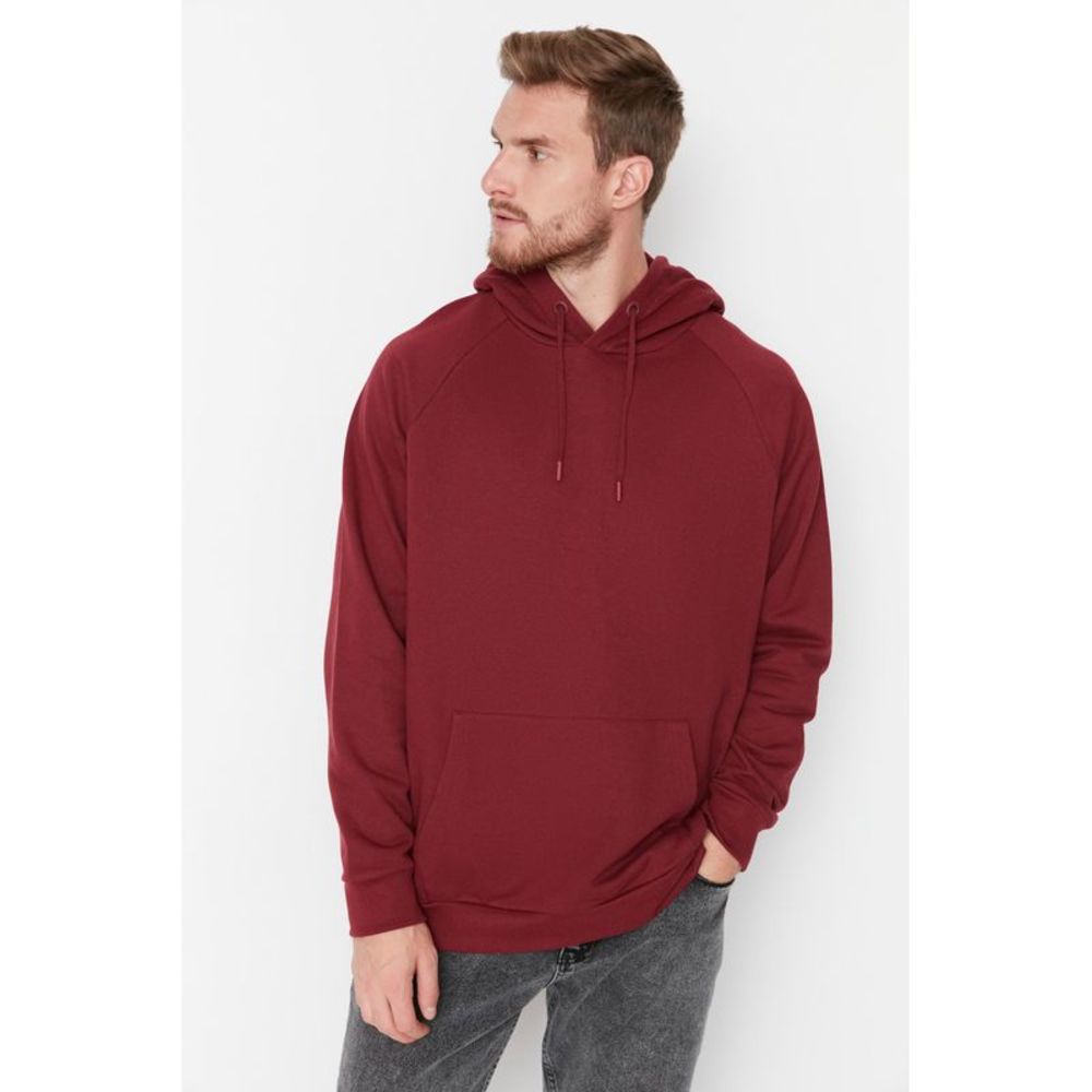NWT Trendyol Men Oversize Hood Knit Sweatshirt